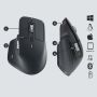 Logitech MX Master 3 muis Rechtshandig RF-draadloos + Bluetooth Laser 4000 DPI (910-005694) thumbnail