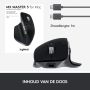 Logitech MX Master 3 f/ Mac muis Rechtshandig Bluetooth Laser 4000 DPI (910-005696) thumbnail