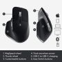 Logitech MX Master 3 f/ Mac muis Rechtshandig Bluetooth Laser 4000 DPI (910-005696) thumbnail