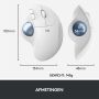 Logitech M575 ERGO Draadloze Trackball Muis (910-005870) thumbnail