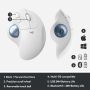 Logitech M575 ERGO Draadloze Trackball Muis (910-005870) thumbnail