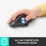 Logitech M575 ERGO Draadloze Trackball Muis (910-005872) thumbnail