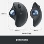 Logitech M575 ERGO Draadloze Trackball Muis (910-005872) thumbnail
