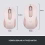 Logitech Signature M650 muis Rechtshandig RF-draadloos + Bluetooth Optisch 2000 DPI (910-006237) thumbnail