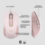 Logitech Signature M650 muis Rechtshandig RF-draadloos + Bluetooth Optisch 2000 DPI (910-006237) thumbnail