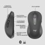 Logitech Signature M650 L Linkshandige Draadloze Muis - Voor grotere, linkerhanden, 2 jaar batterijduur, stil klikken, aanpasbare zijknoppen, Bluetooth, compatibel met meerdere apparaten (910-006239) thumbnail