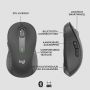Logitech Signature M650 for Business muis Rechtshandig RF-draadloos + Bluetooth Optisch 4000 DPI (910-006274) thumbnail