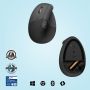 Logitech Lift muis Kantoor Linkshandig RF-draadloos + Bluetooth Optisch 4000 DPI (910-006474) thumbnail