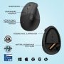 Logitech Lift muis Kantoor Linkshandig RF-draadloos + Bluetooth Optisch 4000 DPI (910-006474) thumbnail