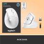 Logitech Lift muis Rechtshandig RF-draadloos + Bluetooth Optisch 4000 DPI (910-006475) thumbnail