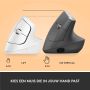 Logitech Lift muis Rechtshandig RF-draadloos + Bluetooth Optisch 4000 DPI (910-006475) thumbnail