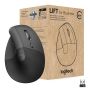 Logitech Lift for Business muis Kantoor Rechtshandig RF-draadloos + Bluetooth Optisch 4000 DPI (910-006494) thumbnail