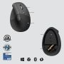 Logitech Lift for Business muis Kantoor Rechtshandig RF-draadloos + Bluetooth Optisch 4000 DPI (910-006494) thumbnail