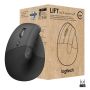 Logitech Lift for Business muis Linkshandig RF-draadloos + Bluetooth Optisch 4000 DPI (910-006495) thumbnail