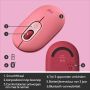 Logitech POP Mouse muis Ambidextrous RF-draadloos + Bluetooth Optisch 4000 DPI (910-006548) thumbnail