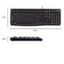 Logitech Keyboard K120 Comfortabel en stil typen (920-002482) thumbnail