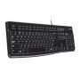 Logitech K120 Corded Keyboard toetsenbord USB QWERTY Engels Zwart (920-002501) thumbnail