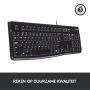 Logitech K120 Corded Keyboard toetsenbord USB QWERTY Engels Zwart (920-002508) thumbnail