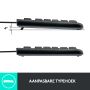 Logitech K120 Corded Keyboard toetsenbord USB QWERTY Engels Zwart (920-002508) thumbnail