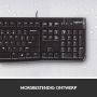 Logitech K120 Corded Keyboard toetsenbord USB QWERTY Engels Zwart (920-002508) thumbnail