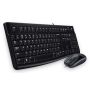Logitech Desktop MK120 toetsenbord Inclusief muis USB Grieks Zwart (920-002541) thumbnail