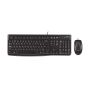 Logitech Desktop MK120 toetsenbord Inclusief muis USB QWERTY Engels Zwart (920-002552) thumbnail