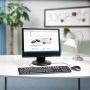 Logitech Desktop MK120 toetsenbord Inclusief muis USB QWERTY UK International Zwart (920-002562) thumbnail