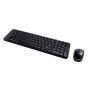 Logitech Wireless Combo MK220 toetsenbord Inclusief muis RF Draadloos QWERTY Engels Zwart (920-003168) thumbnail