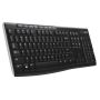 Logitech Wireless Keyboard K270 toetsenbord RF Draadloos QWERTY Engels Zwart (920-003736) thumbnail