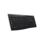 Logitech Wireless Keyboard K270 toetsenbord RF Draadloos QWERTY Engels Zwart (920-003745) thumbnail