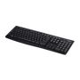Logitech Wireless Keyboard K270 toetsenbord RF Draadloos QWERTY Engels Zwart (920-003745) thumbnail