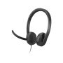 Lenovo VoIP Headset 5000 Bedraad Hoofdband Kantoor/callcenter USB Type-C Zwart (4XD1R88995) thumbnail