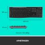 Logitech Wireless Combo MK270 toetsenbord Inclusief muis USB QWERTY Engels Zwart (920-004523) thumbnail