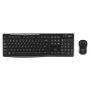 Logitech Wireless Combo MK270 toetsenbord Inclusief muis RF Draadloos QWERTY Scandinavisch Zwart (920-004535) thumbnail