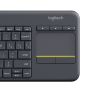 Logitech Wireless Touch Keyboard K400 Plus HTPC-toetsenbord voor tv's met pc-aansluiting (920-007131) thumbnail