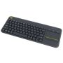 Logitech K400 Plus Tv toetsenbord RF Draadloos QWERTY Scandinavisch Zwart (920-007141) thumbnail