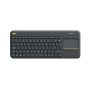Logitech K400 Plus Tv toetsenbord RF Draadloos QWERTY Engels Zwart (920-007143) thumbnail