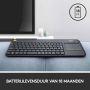 Logitech K400 Plus Tv toetsenbord RF Draadloos QWERTY US International Zwart (920-007145) thumbnail