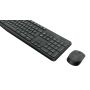 Logitech MK235 toetsenbord Inclusief muis USB QWERTY Scandinavisch Grijs (920-007921) thumbnail