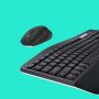 Logitech MK850 Performance toetsenbord Inclusief muis RF-draadloos + Bluetooth QWERTY Amerikaans Engels Zwart (920-008226) thumbnail