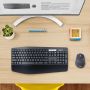 Logitech MK850 Performance toetsenbord Inclusief muis RF-draadloos + Bluetooth QWERTY Amerikaans Engels Zwart (920-008226) thumbnail