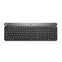 Logitech Craft Advanced keyboard with creative input dial toetsenbord RF-draadloos + Bluetooth QWERTY Engels Zwart, Grijs (920-008504) thumbnail