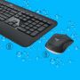 Logitech Advanced MK540 toetsenbord Inclusief muis USB QWERTY US International Zwart, Wit (920-008685) thumbnail