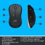 Logitech Advanced MK540 toetsenbord Inclusief muis USB QWERTY US International Zwart, Wit (920-008685) thumbnail