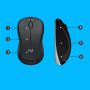 Logitech Advanced MK540 toetsenbord Inclusief muis USB QWERTY US International Zwart, Wit (920-008685) thumbnail