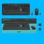 Logitech Advanced MK540 toetsenbord Inclusief muis USB QWERTY US International Zwart, Wit (920-008685) thumbnail
