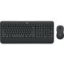 Logitech Advanced MK545 toetsenbord Inclusief muis RF Draadloos Engels Zwart (920-008923) thumbnail