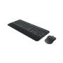 Logitech MK545 ADVANCED Wireless Keyboard and Mouse Combo toetsenbord Inclusief muis RF Draadloos Frans Zwart (920-008982) thumbnail