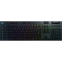 Logitech G G915 LIGHTSPEED Wireless RGB Mechanical Gaming Keyboard – GL Clicky toetsenbord RF-draadloos + Bluetooth QWERTY Engels Koolstof (920-009109) thumbnail