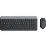 Logitech MK470 toetsenbord Inclusief muis RF Draadloos QWERTY Scandinavisch Grafiet (920-009200) thumbnail